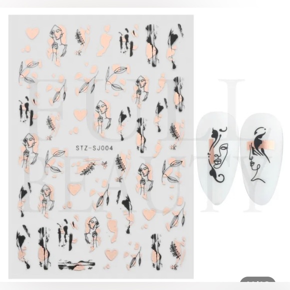 Nails Decals - NEW - Pk of 9 - Picture 8 of 11